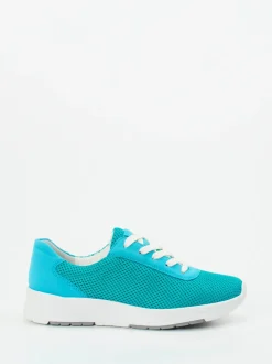 Semler – Komfort-Sneaker aus Textil türkisblau