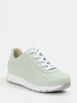 Semler – Komfort-Sneaker aus Nubukleder mintgrün