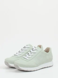 Semler – Komfort-Sneaker aus Nubukleder mintgrün