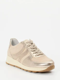 Semler – Komfort-Sneaker aus Veloursleder beige