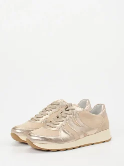 Semler – Komfort-Sneaker aus Veloursleder beige