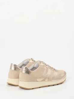 Semler – Komfort-Sneaker aus Veloursleder beige