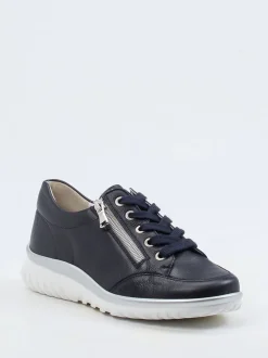 Semler – Komfort-Sneaker aus Kalbleder Dunkelblau