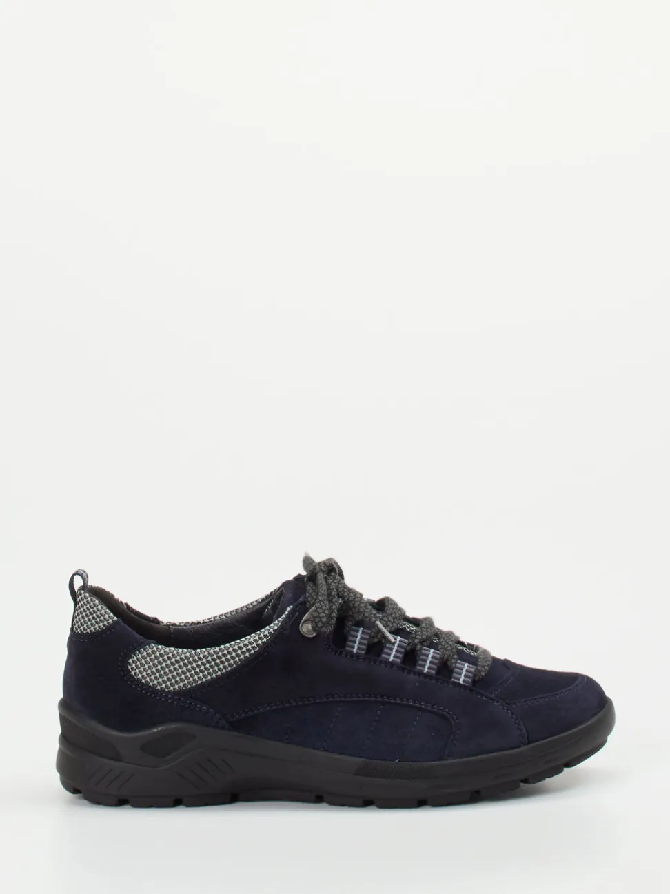 Semler – Komfort-Sneaker aus Veloursleder Dunkelblau