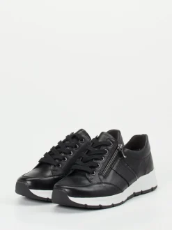 Semler – Komfort-Sneaker aus Kalbleder schwarz