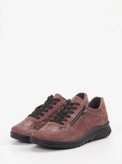 Semler – Komfort-Sneaker aus Stretchmaterial Altrosa