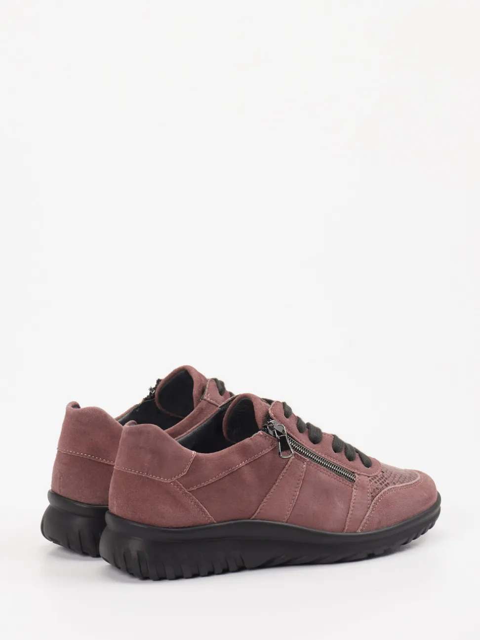 Semler – Komfort-Sneaker aus Stretchmaterial Altrosa