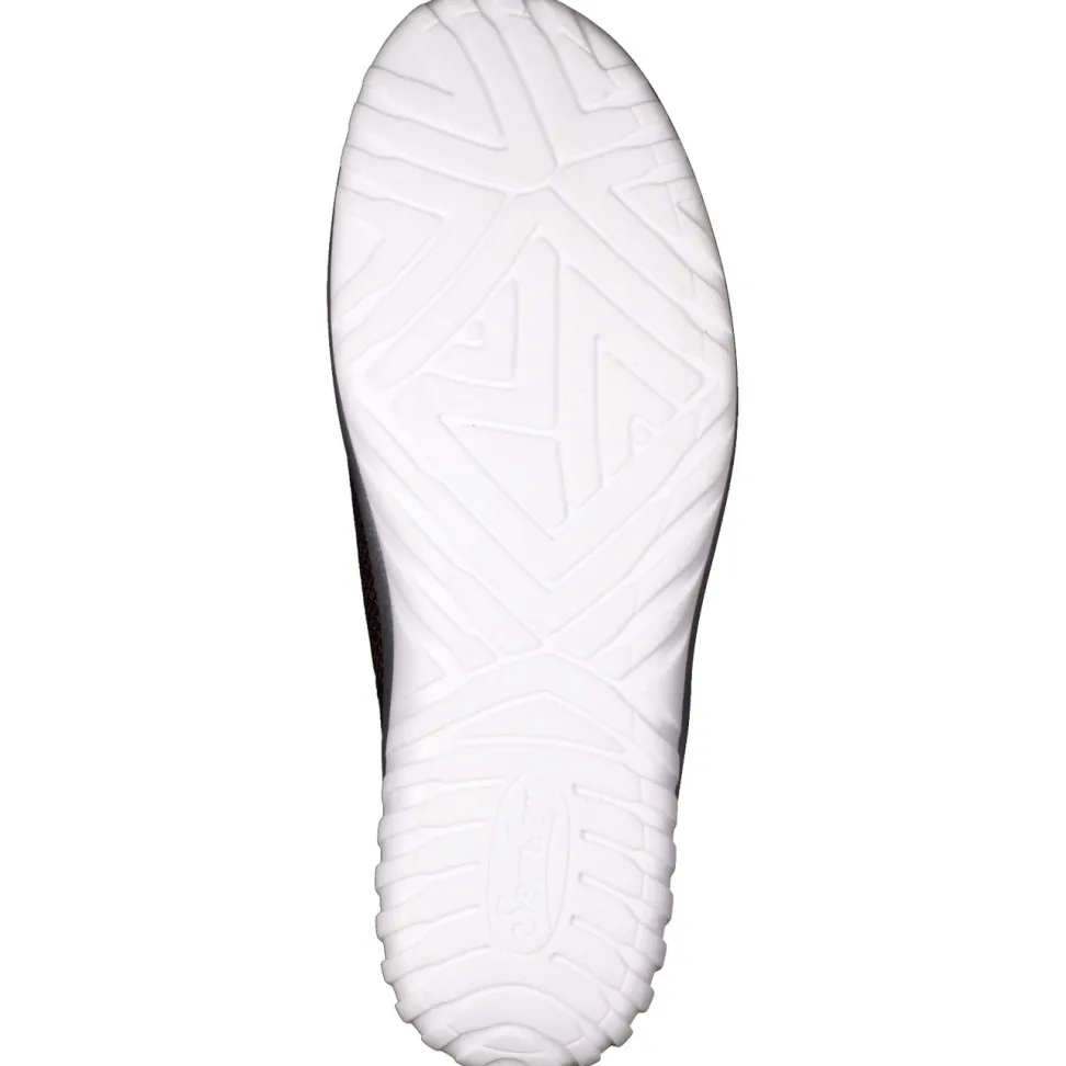 Semler – Komfort-Sneaker aus Mesh und Veloursleder rot