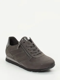 Semler – Komfort-Sneaker aus Nubukleder grau