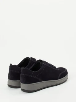 Semler – Komfort-Sneaker aus Veloursleder dunkelblau