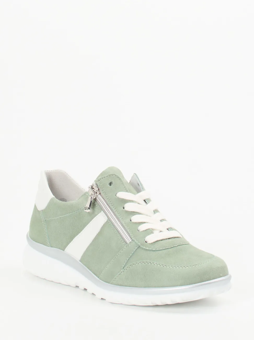 Semler – Komfort-Sneaker aus Veloursleder grün