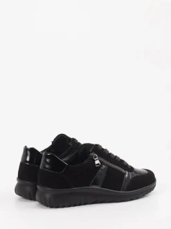 Semler – Komfort-Sneaker aus Leder Schwarz