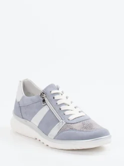 Semler – Komfort-Sneaker aus Stretch und Veloursleder