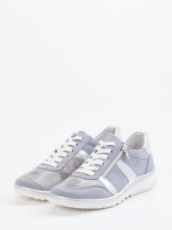 Semler – Komfort-Sneaker aus Stretch und Veloursleder