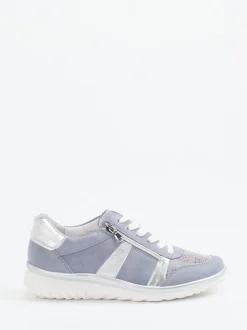 Semler – Komfort-Sneaker aus Stretch und Veloursleder