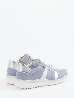 Semler – Komfort-Sneaker aus Stretch und Veloursleder