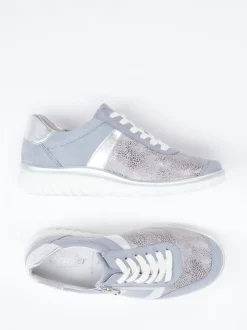 Semler – Komfort-Sneaker aus Stretch und Veloursleder
