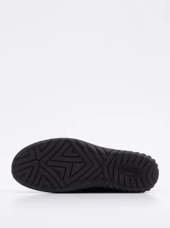 Semler – Komfort-Sneaker aus Veloursleder schwarz
