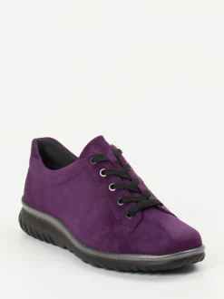 Semler – Komfort-Sneaker aus Veloursleder violett