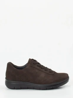 Semler – Komfort-Sneaker aus Veloursleder Dunkelbraun