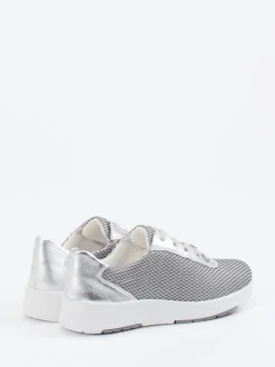 Semler – Komfort-Sneaker aus Textil silberfarben