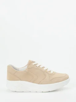 Semler – Komfort-Sneaker aus Veloursleder beige
