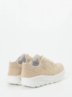 Semler – Komfort-Sneaker aus Veloursleder beige
