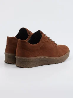 Semler – Komfort-Sneaker aus Veloursleder braun