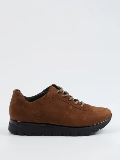 Semler – Komfort-Sneaker aus Veloursleder braun