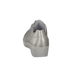 Semler – Komfort-Sneaker aus Metallicleder silber