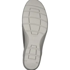 Semler – Komfort-Sneaker aus Metallicleder silber