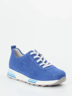Semler – Komfort-Sneaker aus Veloursleder blau