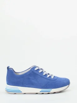 Semler – Komfort-Sneaker aus Veloursleder blau
