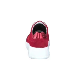 Semler – Komfort-Sneaker aus Veloursleder Rot
