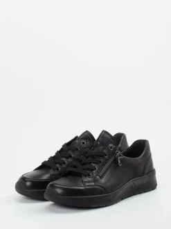 Semler – Komfort-Sneaker aus Kalbleder schwarz