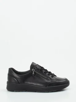 Semler – Komfort-Sneaker aus Kalbleder schwarz