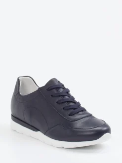 Semler – Komfort-Sneaker aus Kalbleder Dunkelblau