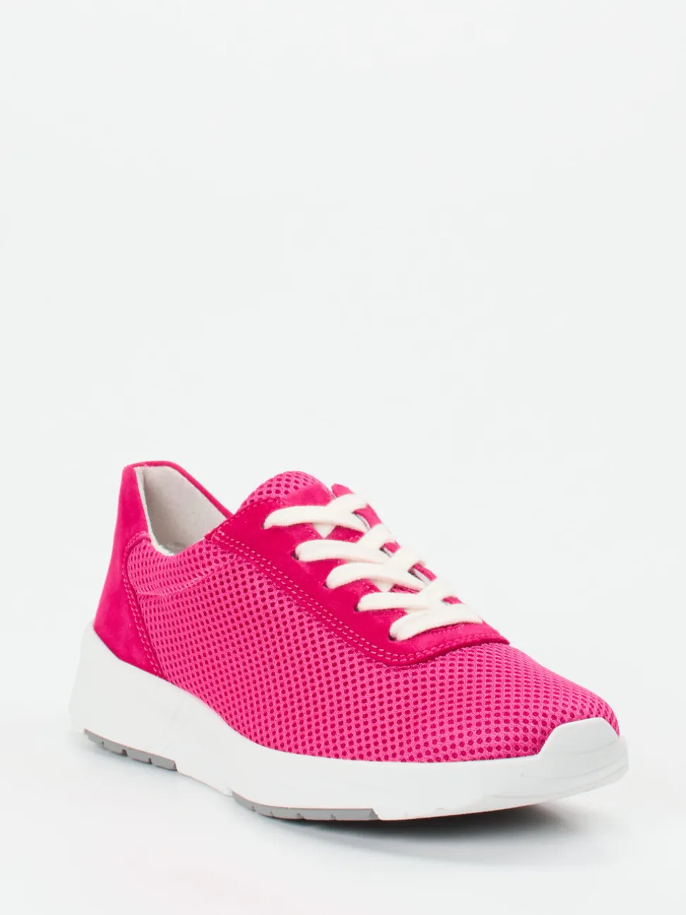 Semler – Komfort-Sneaker aus Textil in Pink