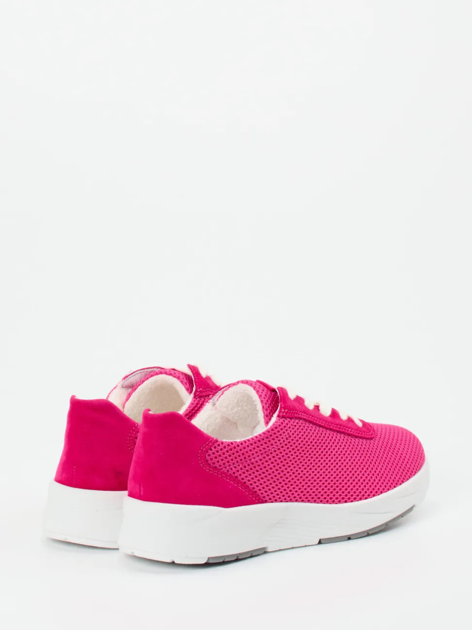 Semler – Komfort-Sneaker aus Textil in Pink