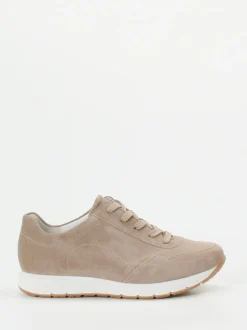 Semler – Komfort-Sneaker aus Stretchleder beige
