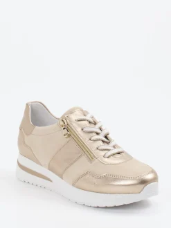 Semler – Komfort-Sneaker aus Veloursleder champagner