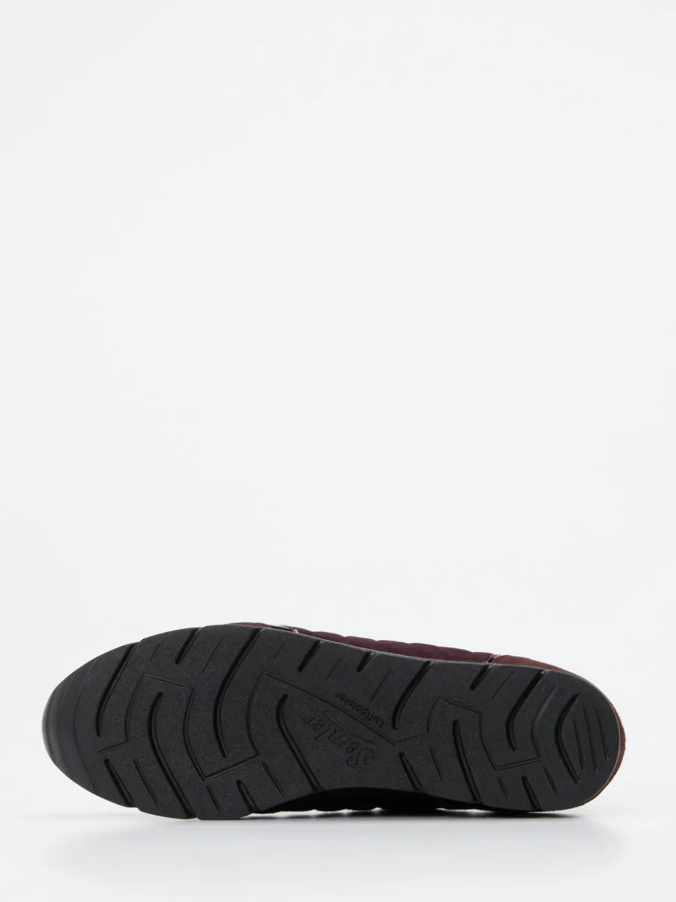 Semler – Komfort-Sneaker aus Veloursleder bordeaux