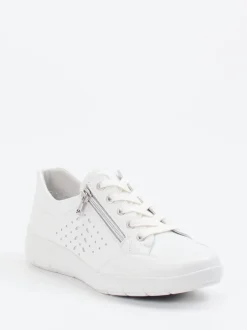 Semler – Komfort-Sneaker aus Kalbleder weiß