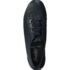 Semler – Komfort-Sneaker aus Kalbleder Dunkelblau