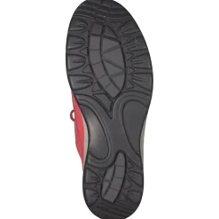 Semler – Komfort-Sneaker aus Nubukleder Tomatenrot
