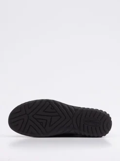 Semler – Komfort-Sneaker aus Veloursleder dunkelrot