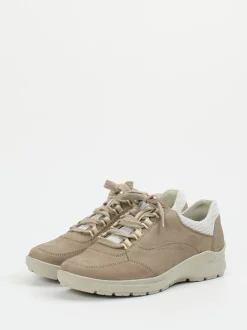 Semler – Komfort-Sneaker aus Nubukleder beige