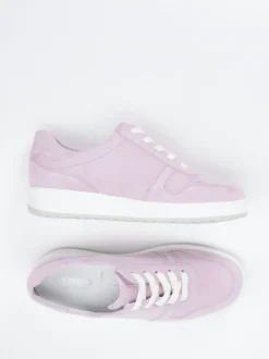 Semler – Komfort-Sneaker aus Veloursleder Flieder