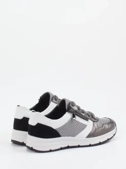 Semler – Komfort-Sneaker aus Metallicleder anthrazit