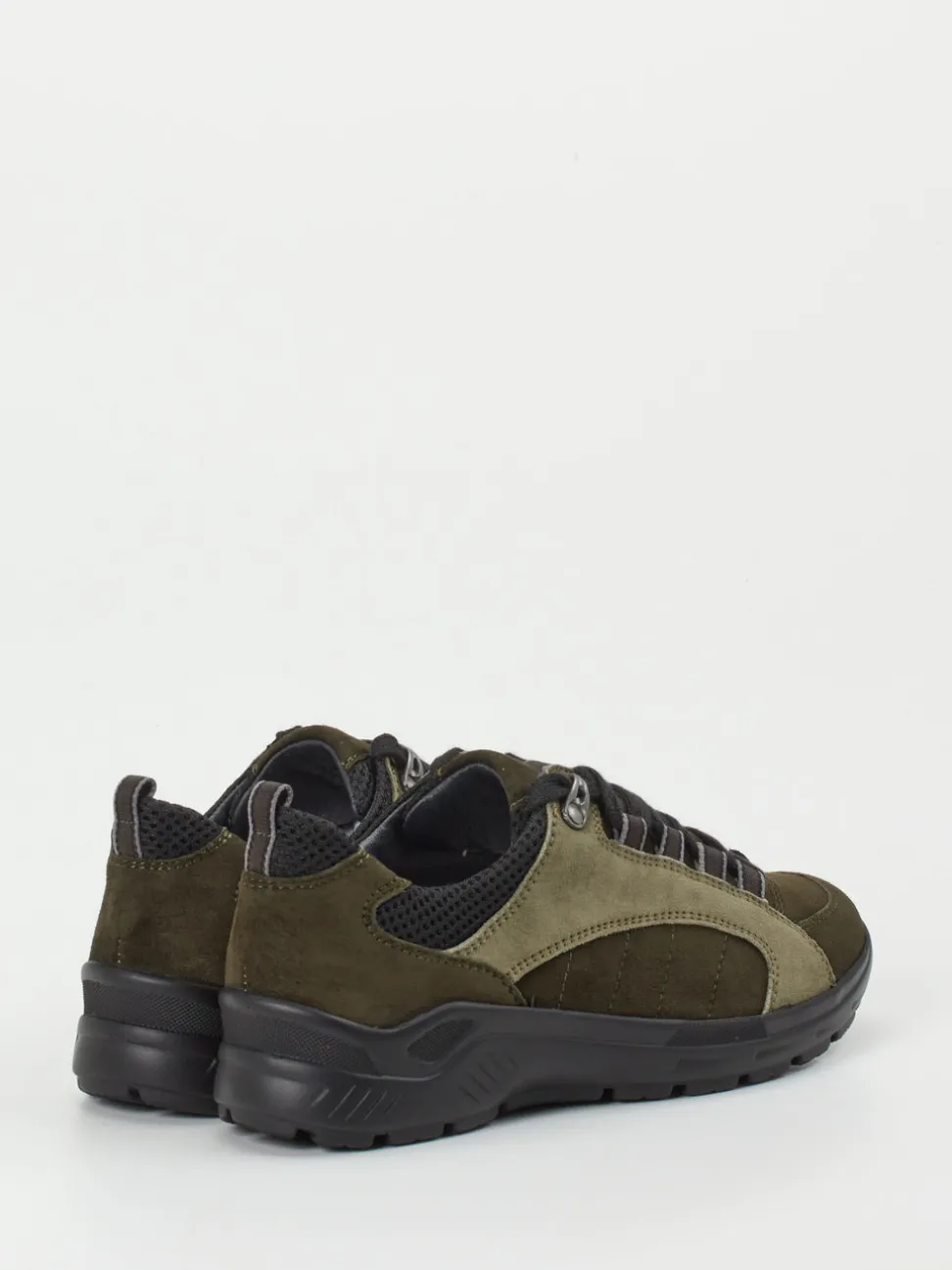 Semler – Komfort-Sneaker aus Veloursleder olivgrün